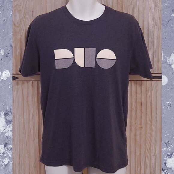 Next Level Apparel Other - Next Level "DUO" Logo Tee Shirt - Heather Charcoal - Size M